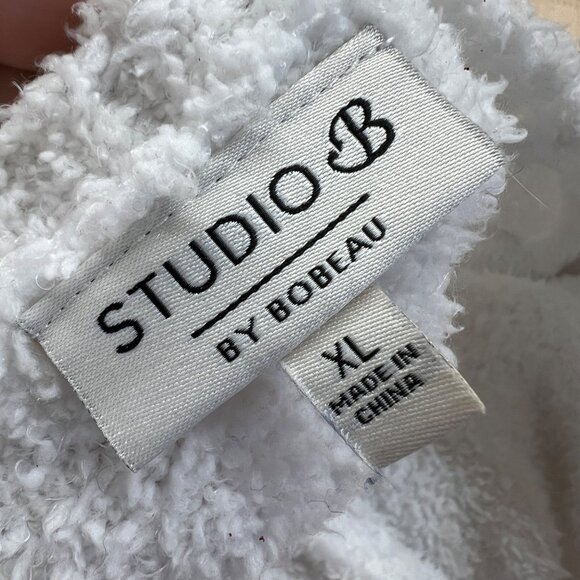 Studio B By Bobeau Womens White Textured Knit Sweater Size XL - Picture 8 of 11